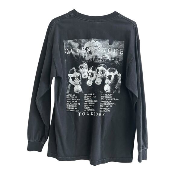 Queensryche tour 2008 long sleeve concert tee Large - Picture 2 of 6